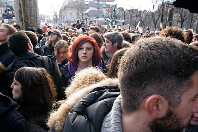 Manifestation pour le mariage pour tous - Paris - Place Denfert-Rochereau à Place de la Bastille 27-01-2013 #-338