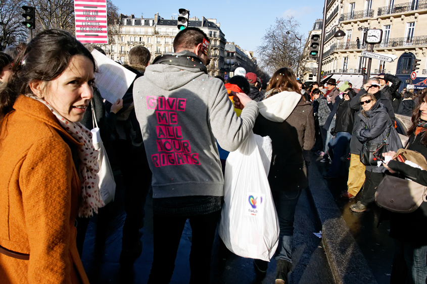 Manifestation pour le mariage pour tous - Paris - Place Denfert-Rochereau à Place de la Bastille 27-01-2013 #-419