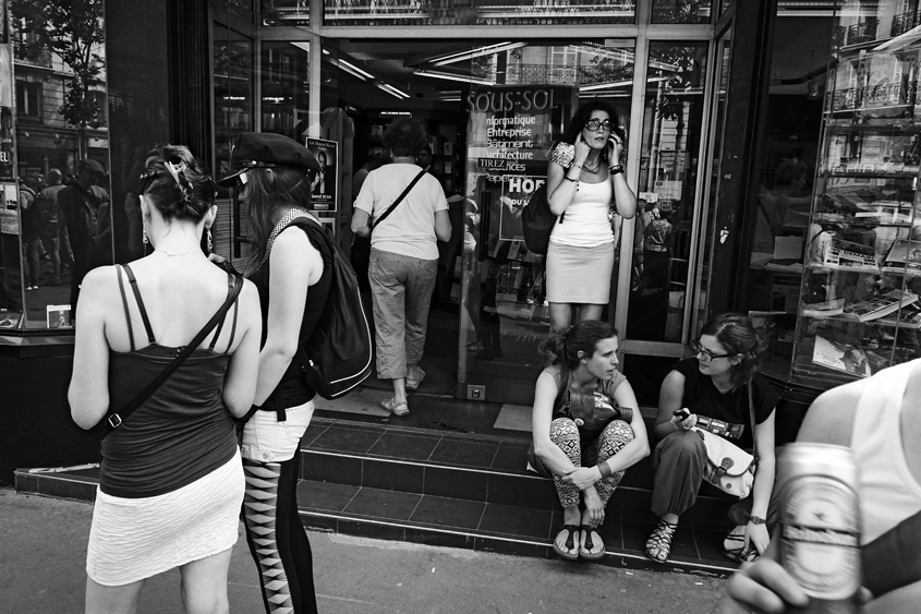 Paris - Gay Pride 30-06-2012 #-253 B&#38;W