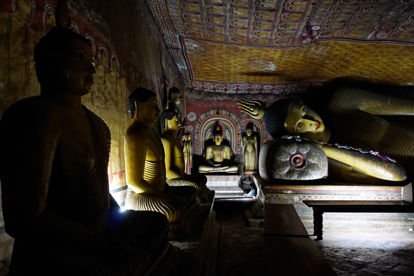 Sri-Lanka - Dambulla - Temple du rocher royal #11