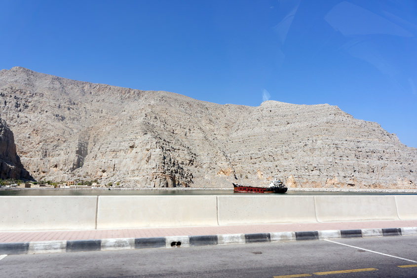 Sultanate of Oman - Musandam - Road from Tibat to Khasab 17-10-2013 #-17