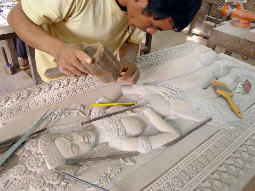 Cambodia - Siem Reap - Les Artisans d&#39;Angkor 10-09-2011 #13