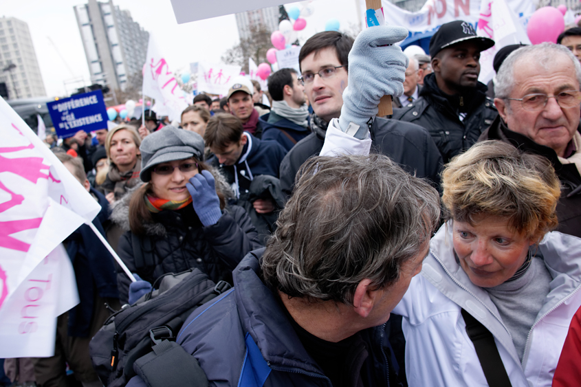 Manifestation contre le mariage pour tous - Paris - Place d&#39;Italie au Champ de Mars 13-01-2013 #-337