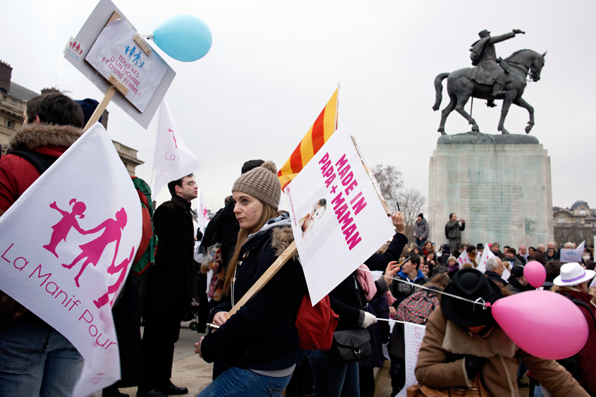 Manifestation contre le mariage pour tous - Paris - Place d&#39;Italie au Champ de Mars 13-01-2013 #-474