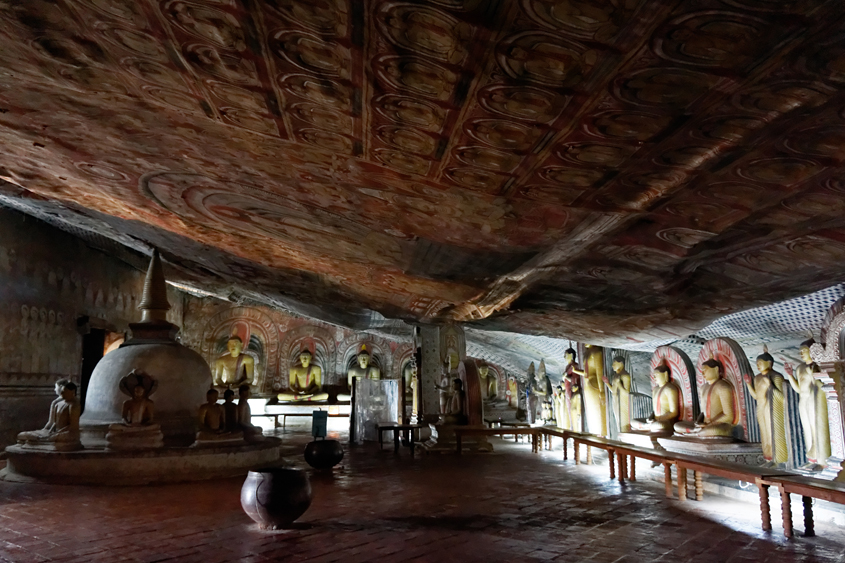Sri-Lanka - Dambulla - Temple du rocher royal #08