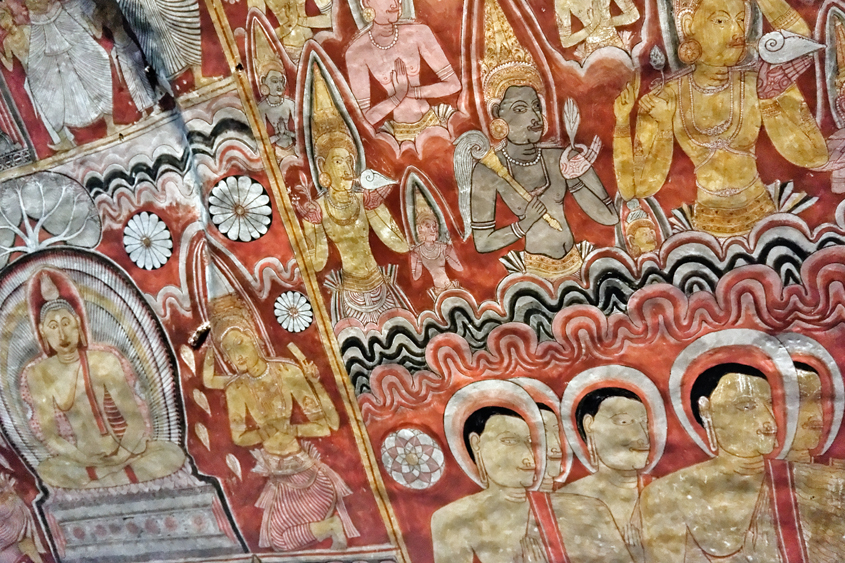 Sri-Lanka - Dambulla - Temple du rocher royal #09