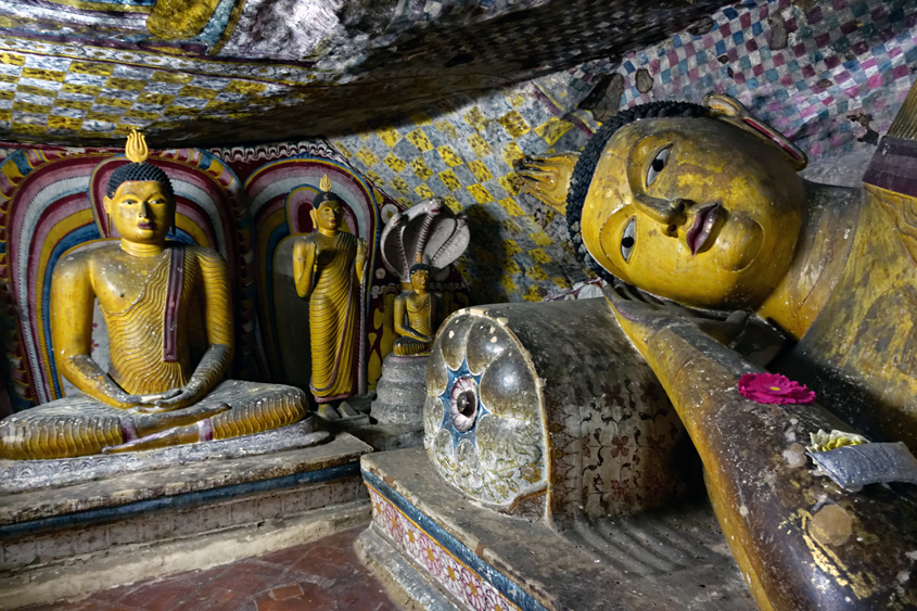 Sri-Lanka - Dambulla - Temple du rocher royal #12